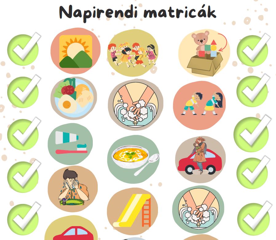 Napirendi matricák – letölthető fejlesztő játék