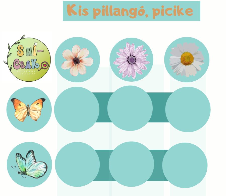 Pillangók – letölthető fejlesztő játék